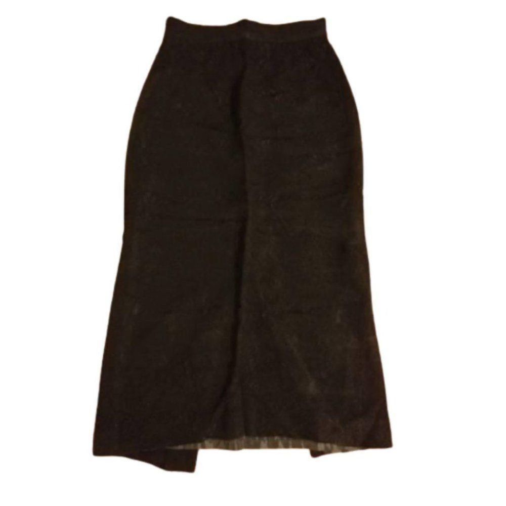 Vintage pencil skirt black jaquard